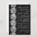 Search for black and silver bridal shower invitations Flowers