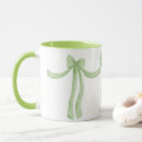Search for green ribbon mugs Chic