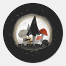 Search for autumn moon stickers Black