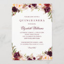 Search for fall quinceanera invitations Floral