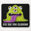Search for green eyes mouse mats Cartoon