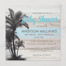 Search for palm trees baby shower invitations Modern