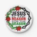 Search for christian paper plates Jesus christ