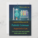 Search for science birthday invitations Colourful
