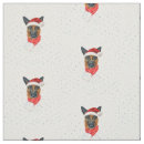 Search for christmas dog fabric Animals