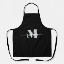 Search for silver aprons Monogrammed