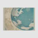 Search for vintage world map tissue paper Nautical
