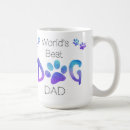 Search for best dad in the world mugs Dog lover