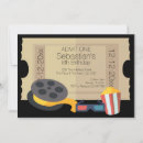 Search for admit one invitations Movie party