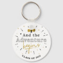 Search for adventure begins key rings Typography