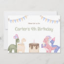 Search for baby dinosaur birthday invitations Prehistoric