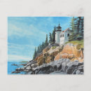 Search for lighthouse postcards Rocky coast