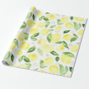Search for lemons wrapping paper Bridal shower