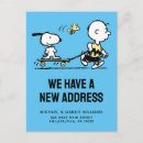 Search for we have moved postcards Peanuts