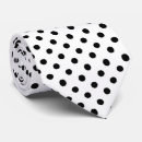 Search for polka dots pattern ties Black