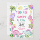 Search for two rex birthday invitations Jungle