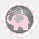 Search for pink chalkboard baby shower stickers Modern