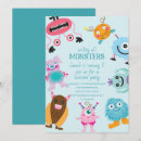 Search for monster birthday invitations Trick or treat