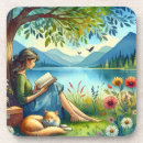 Search for reading coasters Watercolor