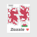 Search for welsh dragon stickers Wales