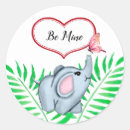 Search for elephant valentine stickers Heart