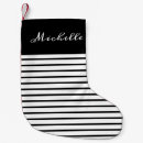 Search for black and white christmas stockings Elegant