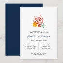 Search for starfish rehearsal dinner invitations Watercolor