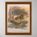 Search for red deer posters Vintage