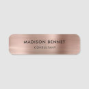 Search for rose gold name tags Professional