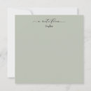 Search for sage green note cards A note from