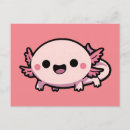 Search for axolotl postcards Whimsical