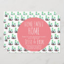 Search for cactus housewarming invitations New house