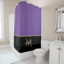 Search for purple and black shower curtains Elegant