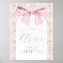 Search for first birthday posters Vintage