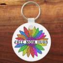 Search for rainbow flower key rings Lesbian