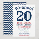 Search for man 20th birthday invitations Mens birthday party