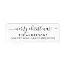 Search for seasons return address labels Merry christmas