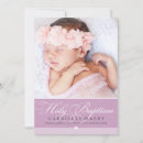 Search for sweet girl christening invitations Modern