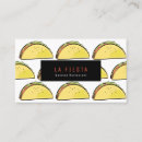 Search for tacos business cards Mexican food