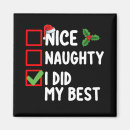 Search for naughty magnets Merry