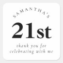 Search for black and white birthday stickers Contemporary