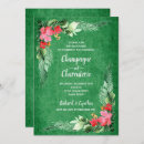 Search for green christmas invitations Floral