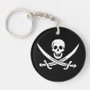 Search for flag skull key rings Pirate