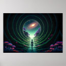 Search for alien planets posters Surreal