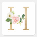 Search for h initial stickers Floral
