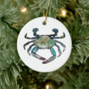Search for coastal christmas tree decorations Blue crab