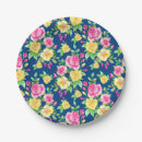 Search for yellow rose paper plates Pattern