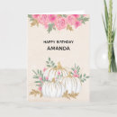 Search for pumpkin birthday cards Watercolor