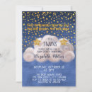 Search for twin stars baby shower invitations For kids