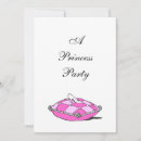 Search for pink pillow invitations Princess